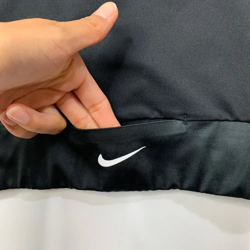 Nike Sports Bra Womens Extra Small Black‎ Dri Fit Classic Racerback Running Yoga